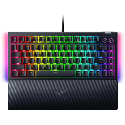 Pilt Razer | BlackWidow V4 75% | Mechanical Gaming keyboard | Wired | US | Black