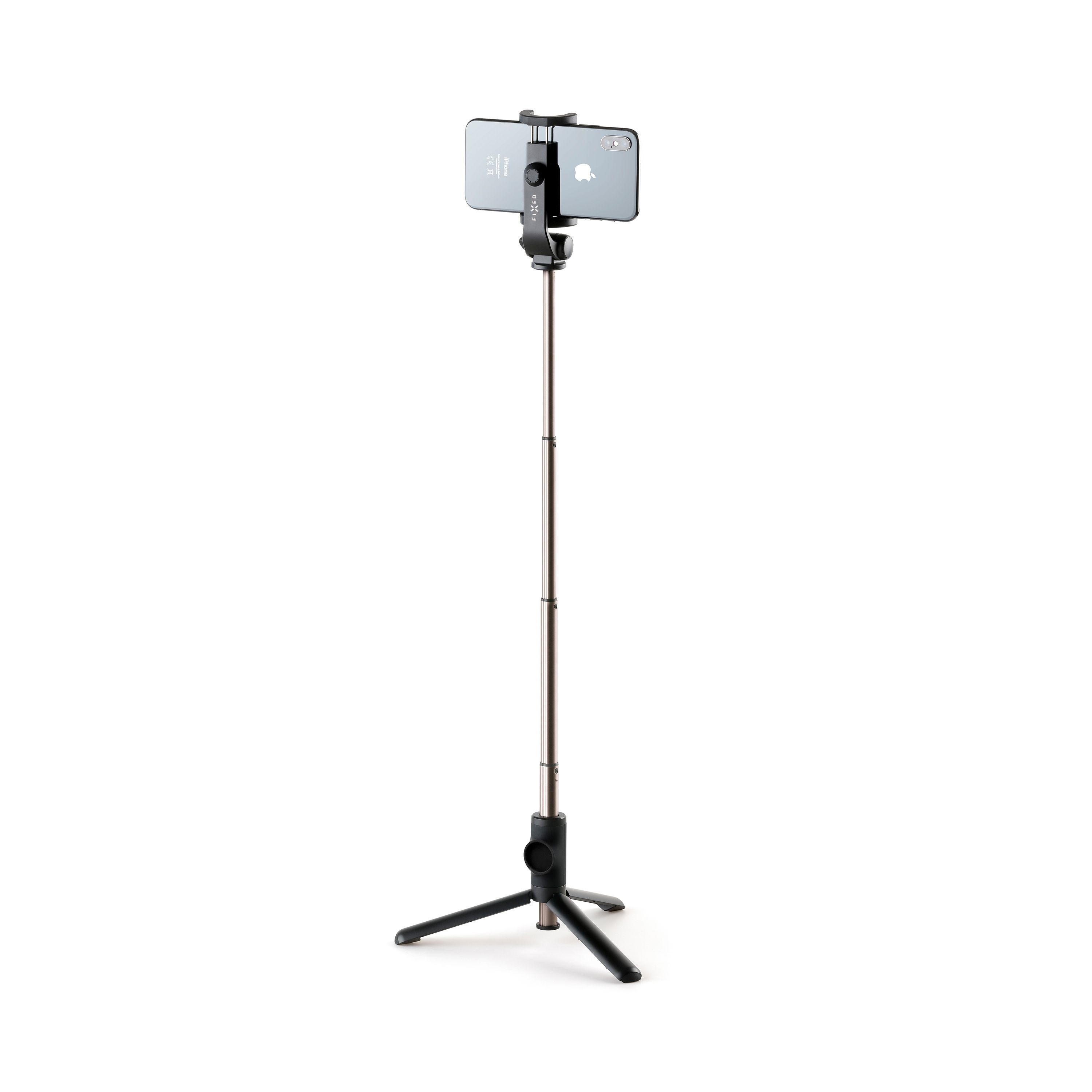 Pilt Fixed | Selfie stick With Tripod Snap Lite | No | Yes | Black | 56 cm | Aluminum alloy | Fits: Phones from 50 to 90 mm width; Bluetooth trigger range: 10 m; Selfie stick load capacity: 1000 g; Removable Bluetooth remote trigger with replaceable battery | 155 g | No