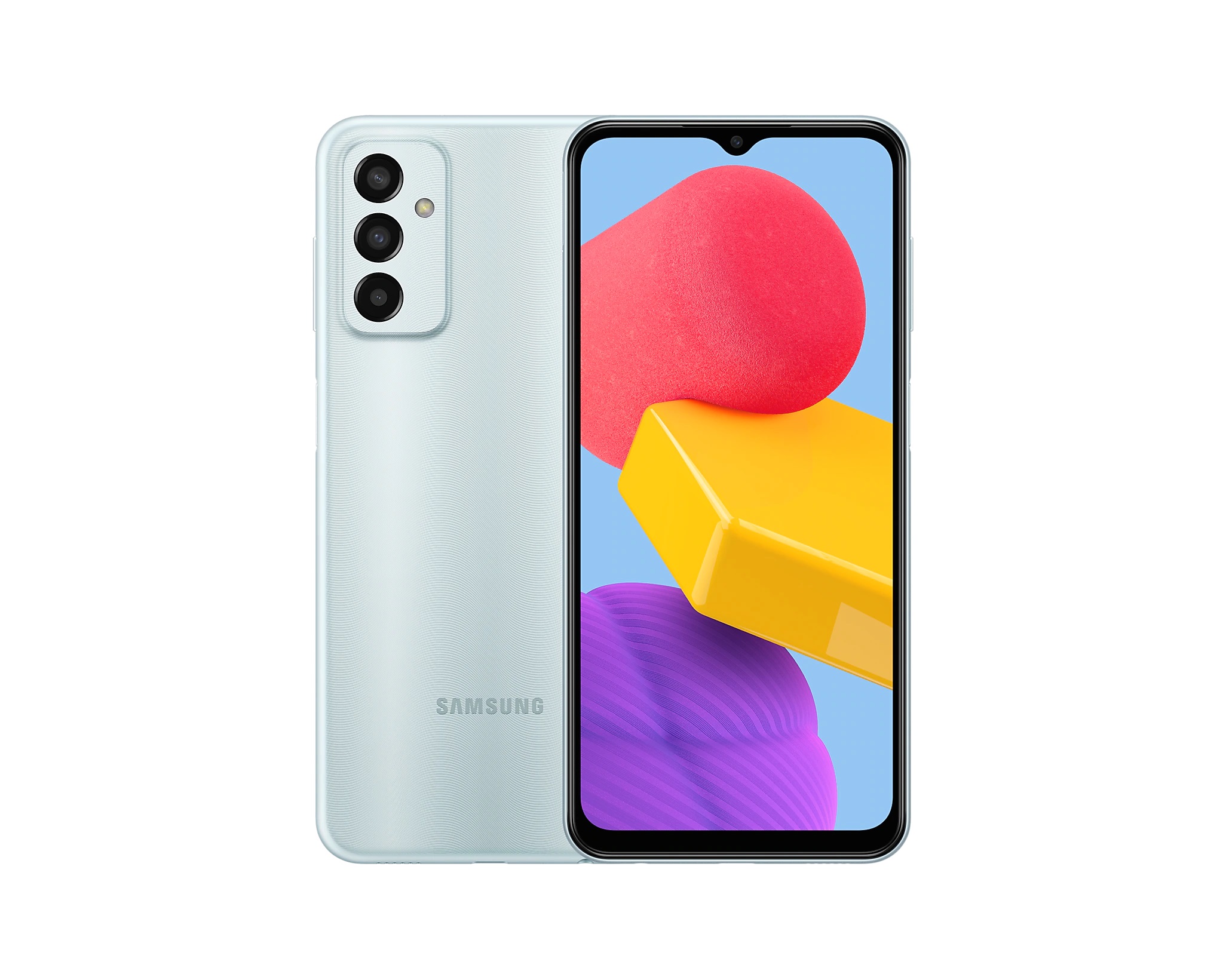 Pilt Samsung | Galaxy M13 (M135F) | Blue | 6.6 " | PLS LCD | Exynos 850 (8nm) | Internal RAM 4 GB | 64 GB | Dual SIM | Nano-SIM | 4G | Main camera 50+5+2 MP | Secondary camera 8 MP | Android | 12 | 5000 mAh