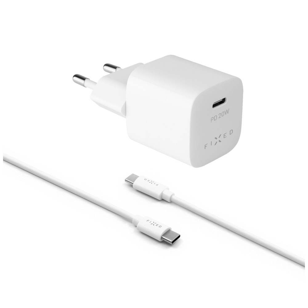 Pilt Fixed | Mini Travel Charger USB-C/USB-C Cable