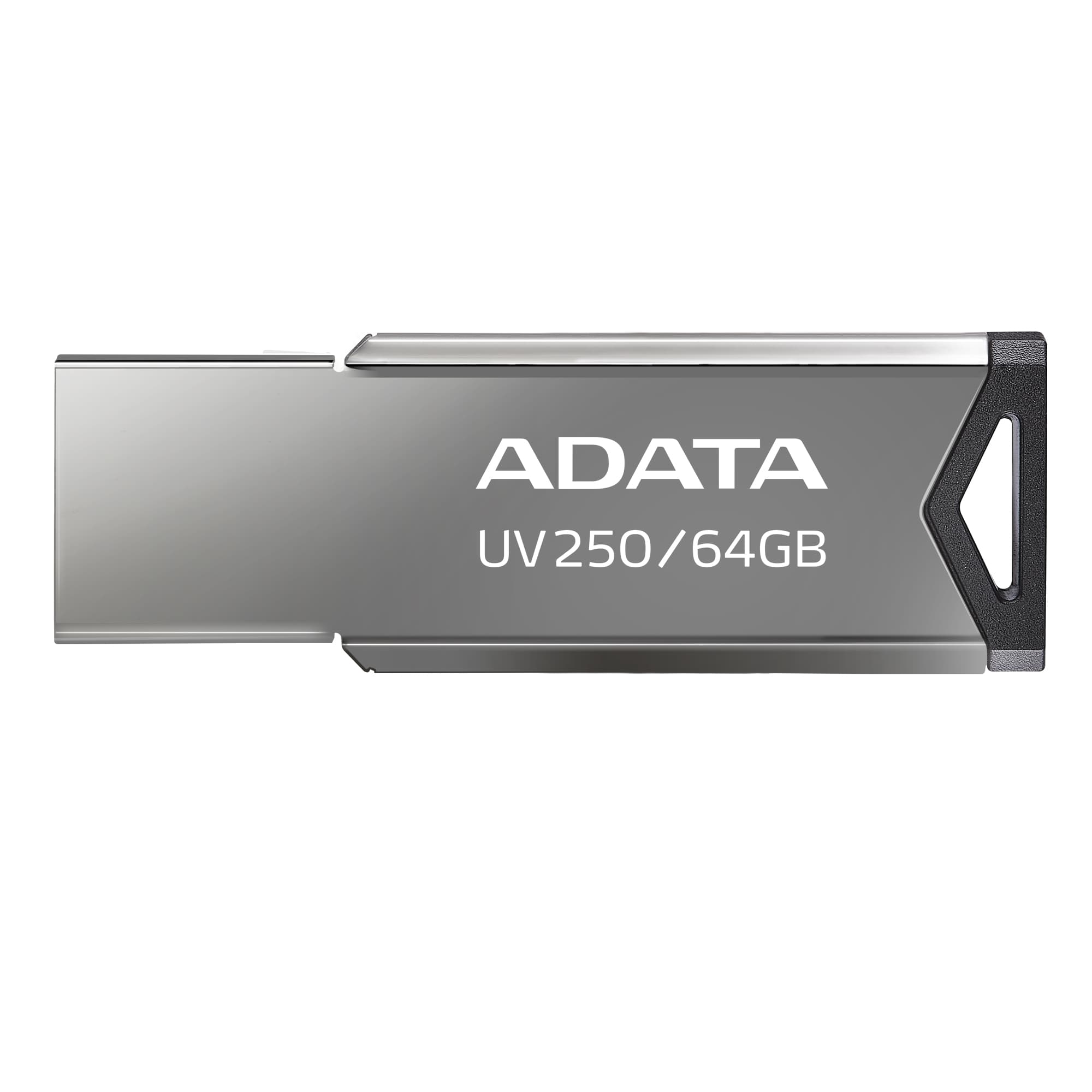 Pilt ADATA FlashDrive UV250 16GB  Metal Black USB 2.0 Flash Drive, Retail | ADATA