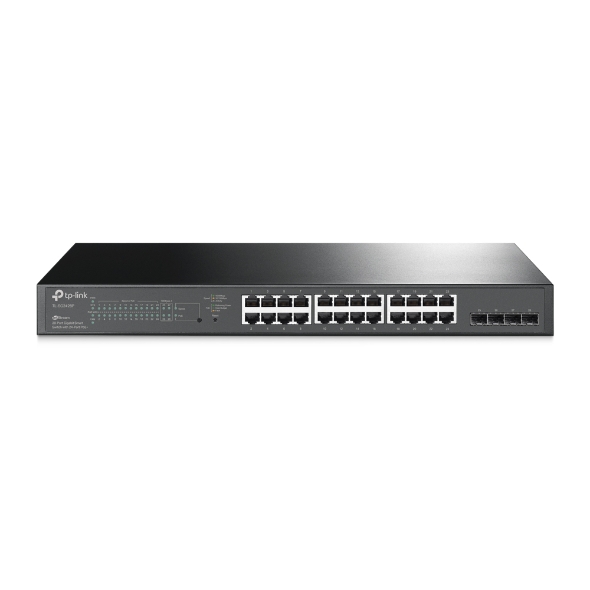 Pilt TP-LINK | JetStream 28-Port Gigabit Smart Switch | TL-SG2428P | Web Managed | Rackmountable | 1 Gbps (RJ-45) ports quantity | SFP ports quantity 4 | PoE ports quantity | PoE+ ports quantity 24 | Power supply type Single | month(s)