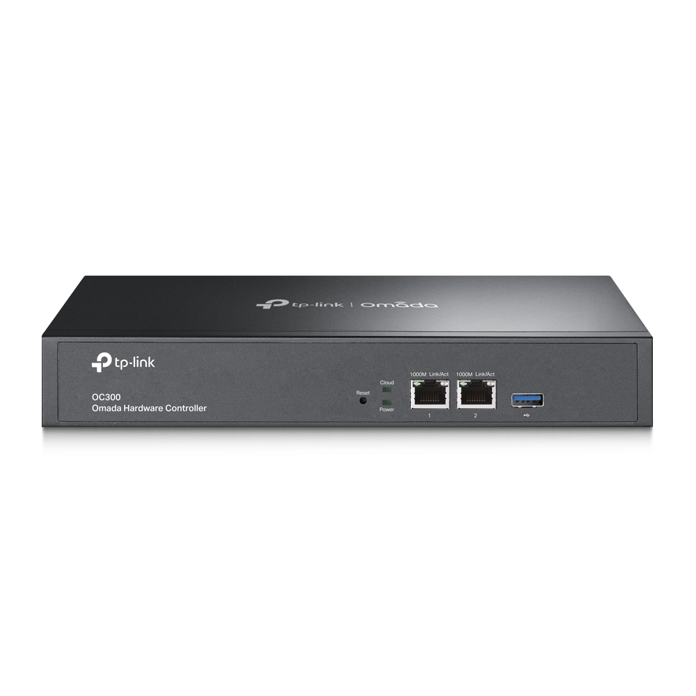 Pilt TP-LINK | Omada Hardware Controller | OC300 | Mbit/s | 10/100/1000 Mbit/s | Ethernet LAN (RJ-45) ports 2 | Mesh Support | MU-MiMO No | Antenna type | no PoE | 1 x USB 3.0