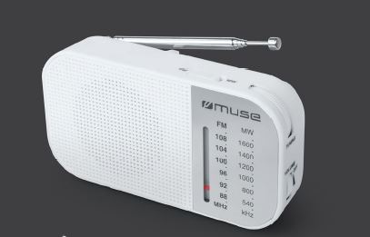 Pilt Muse | M-025 RW | Portable radio | White