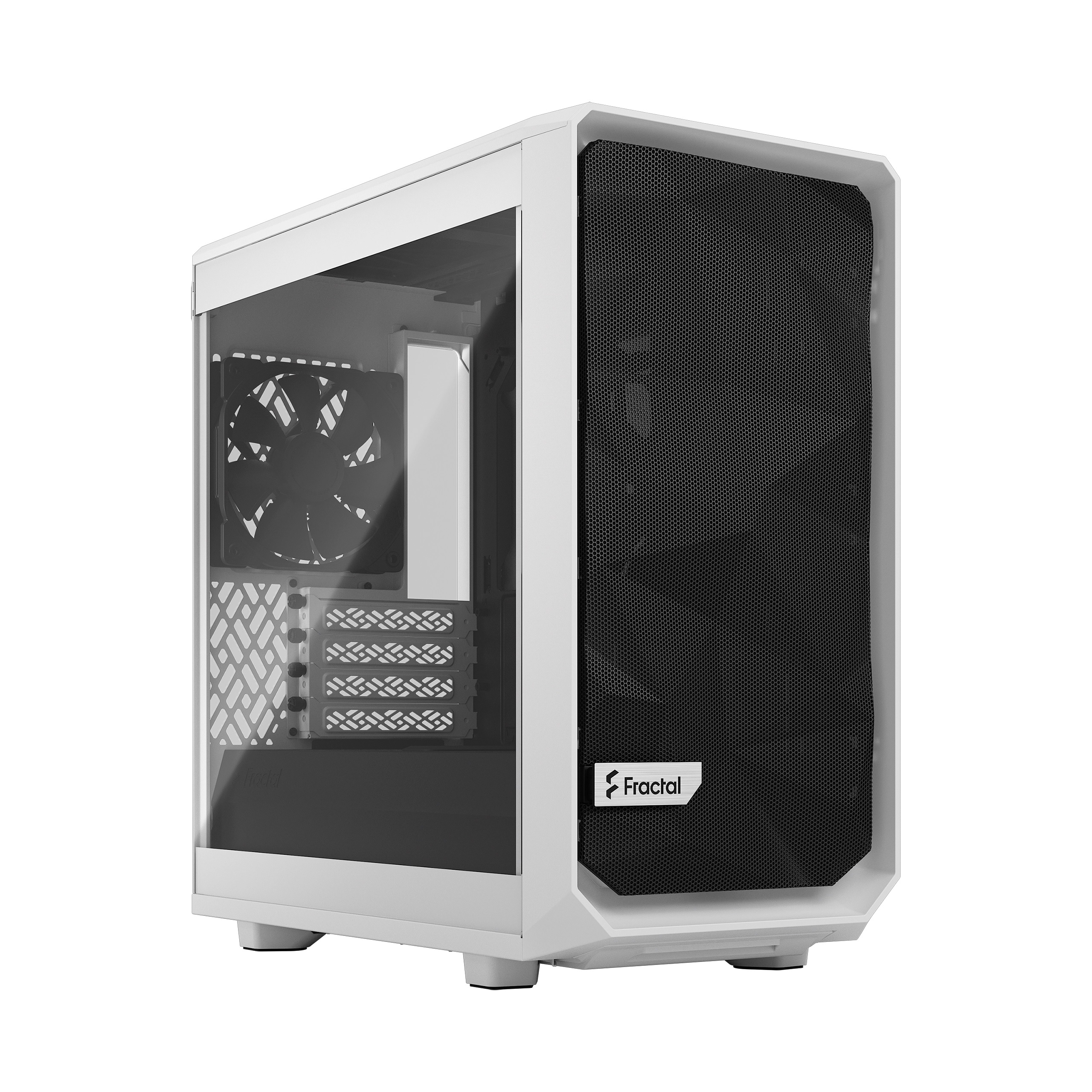 Pilt Fractal Design | Meshify 2 Mini | Side window | White TG clear tint | mATX | Power supply included No | ATX