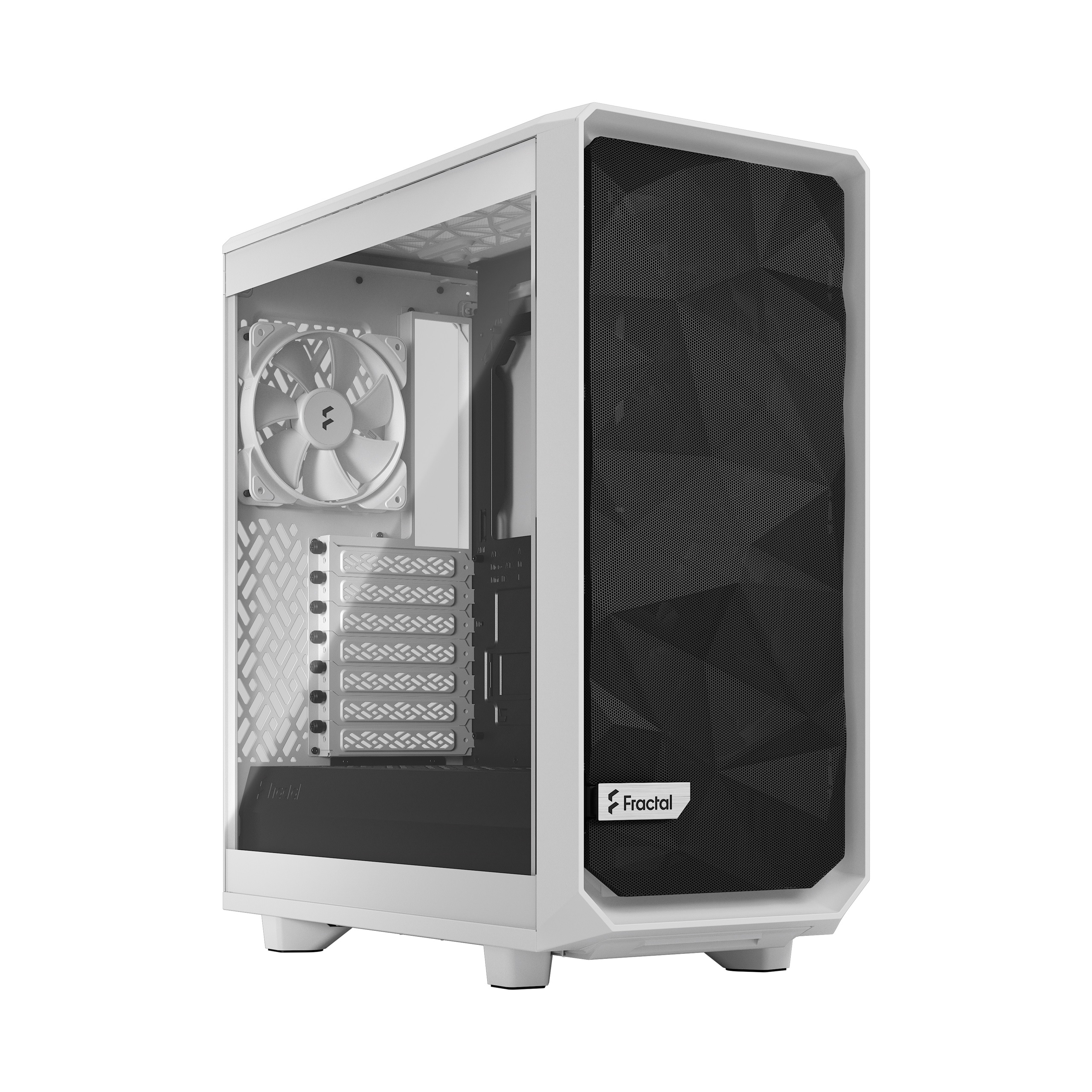 Pilt Fractal Design | Meshify 2 Compact Lite | Side window | White TG Clear | Mid-Tower | Power supply included No | ATX