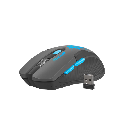 Pilt Fury | Gaming mouse | Stalker | Wireless | Black/Blue