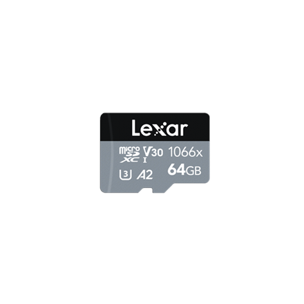 Pilt Lexar | Professional 1066x | UHS-I | 64 GB | MicroSDXC | Flash memory class 10