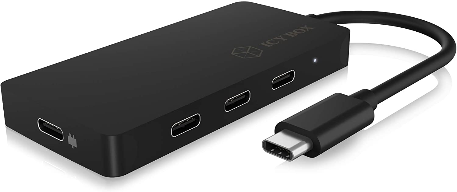 Pilt Raidsonic | 4-port hub with USB Type-C interface and PD port | IB-HUB1429-CPD