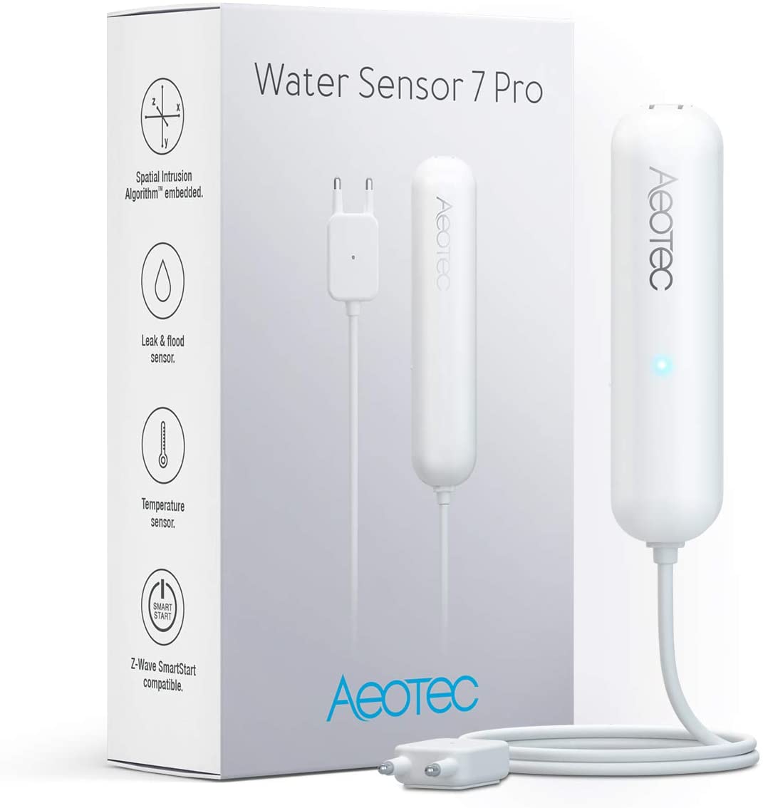 Pilt AEOTEC | Z-Wave Plus V2 | Water Sensor 7 Pro | Zigbee | White