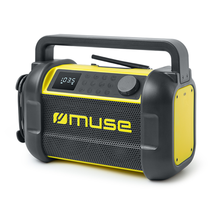 Pilt Muse | M-928 BTY | Radio Speaker | Waterproof | Bluetooth | Black/Yellow | Wireless connection