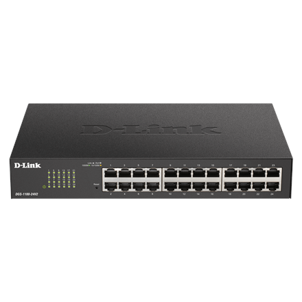 Pilt D-Link | Smart Switch | DGS-1100-24V2 | Managed | Desktop | 1 Gbps (RJ-45) ports quantity 24 | SFP+ ports quantity | Power supply type 100 to 240 V AC, 50 to 60 Hz Internal | month(s)