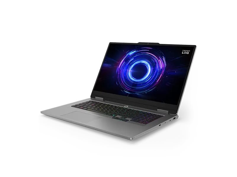 Pilt Lenovo LOQ 17IRX10 | Luna Grey | 17.3 " | IPS | FHD | 1920 x 1080 pixels | Anti-glare | Intel Core i7 | i7-13650HX | 16 GB | SODIMM DDR5 | Solid-state drive capacity 1000 GB | NVIDIA GeForce RTX 5060 | GDDR7 | 8 GB | Windows 11 Home | 802.11ax | Bluetooth version 5.2 | Keyboard language Nordic | Keyboard backlit | Warranty 24 month(s) | Battery warranty 12 month(s)