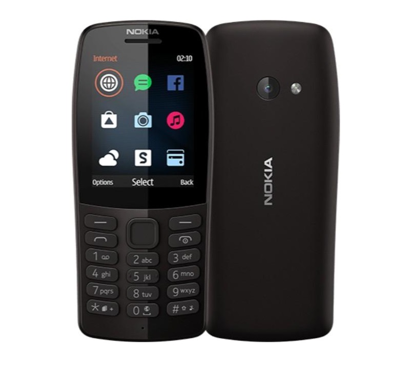 Pilt Nokia | 210 | Black | 2.4 " | TFT | 240 x 320 pixels | 16 MB | N/A MB | Dual SIM | Bluetooth | 3.0 | USB version microUSB | Main camera 0.3 MP | 1020 mAh