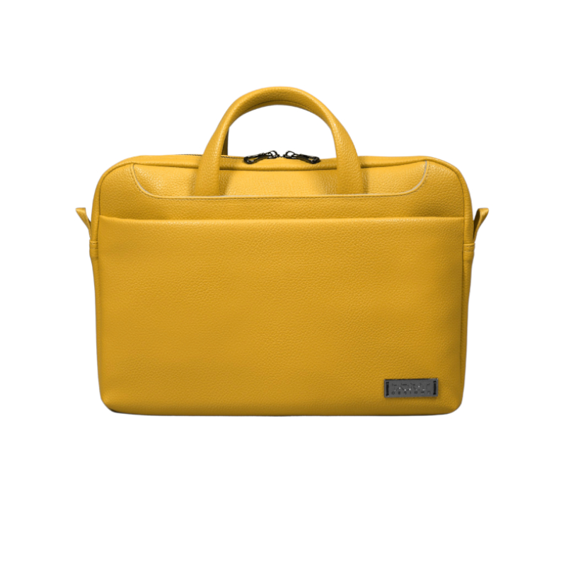 Pilt PORT DESIGNS | Fits up to size 13/14 " | Zurich | Toploading | Yellow | Shoulder strap