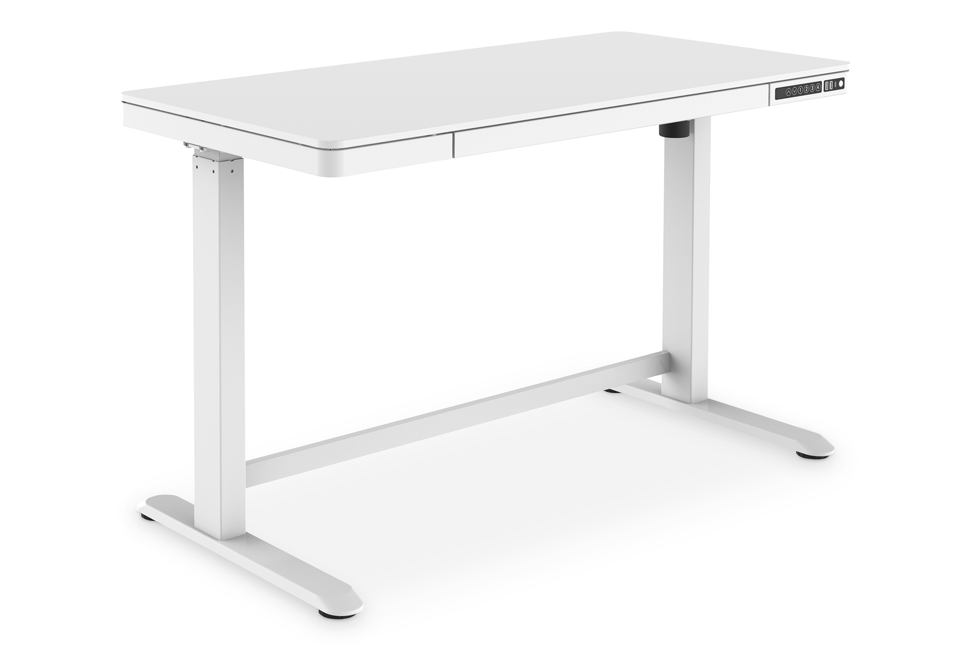 Pilt Electric Height Adjustable Desk | 72 - 121 cm | Maximum load weight 50 kg | Metal | White