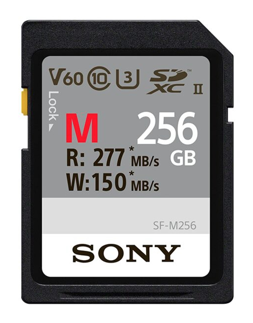 Pilt Atminties kortele Sony SDXC Professional 256GB Class 10 UHS-II | Sony | SF-M Series UHS-II SDXC Memory Card | SFG2M | 256 GB | SDXC | Flash memory class 10