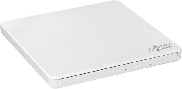 Pilt H.L Data Storage | Ultra Slim Portable DVD-Writer | GP60NW60 | Interface USB 2.0 | DVD±R/RW | CD read speed 24 x | CD write speed 24 x | White | Desktop/Notebook