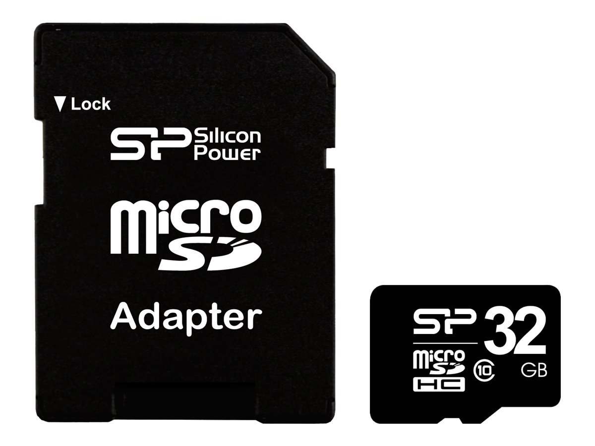Pilt Silicon Power | 32 GB | MicroSDHC | Flash memory class 10 | SD adapter