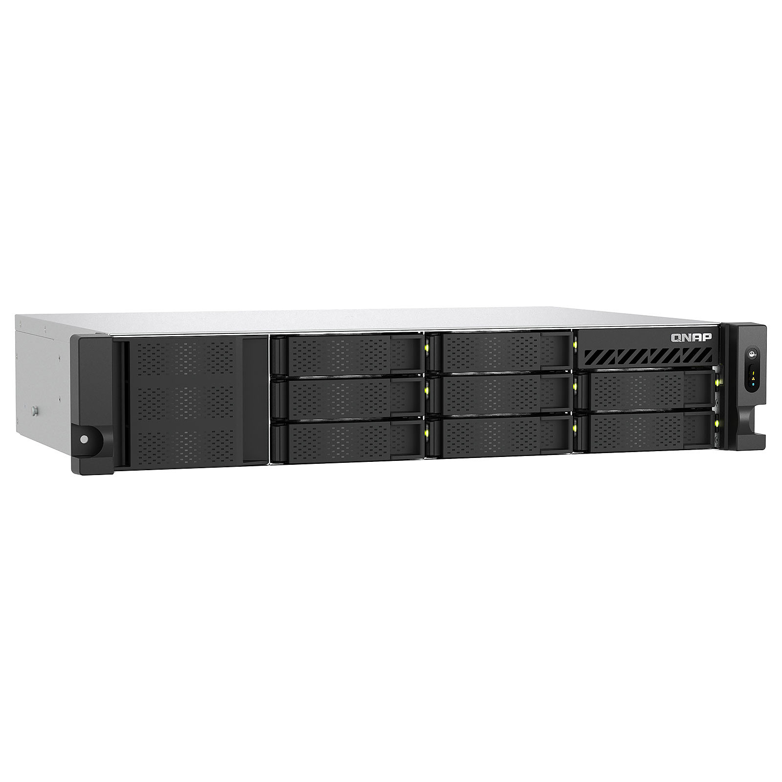 Pilt QNAP | 8-Bay Short-Depth Rackmount NAS | TS-855eU-8G | Intel Atom | C5125 8-core | Processor frequency 2.8 GHz | 8 GB