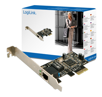 Pilt Logilink | Gigabit PCI Express network card