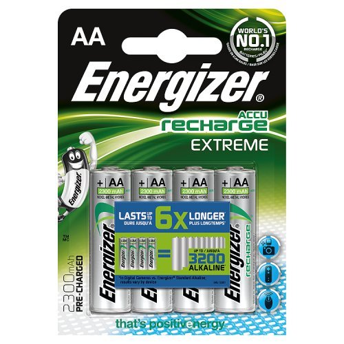 Pilt Energizer | AA/HR6 | 2300 mAh | Rechargeable Accu Extreme Ni-MH | 4 pc(s)