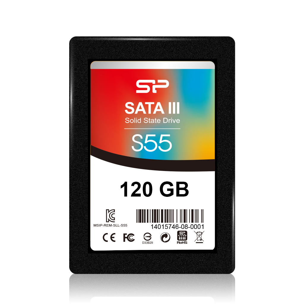 Pilt Silicon Power | Slim S55 | 120 GB | SSD interface SATA | Read speed 550 MB/s | Write speed 420 MB/s