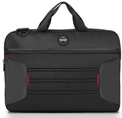 Pilt PORT DESIGNS | Fits up to size  " | PREMIUM PACK 17.3 | Messenger - Briefcase | Black