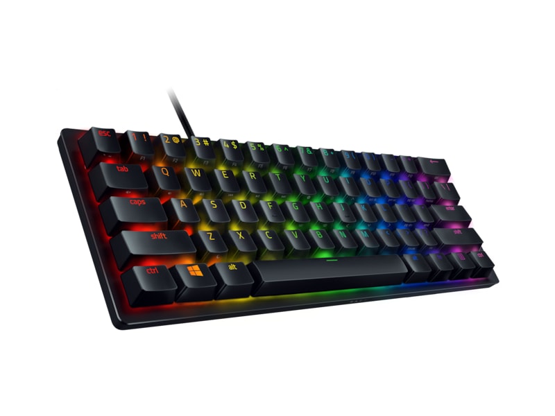 Pilt Razer | Huntsman Mini 60% | Gaming keyboard | Opto-Mechanical | RGB LED light | NORD | Black | Wired