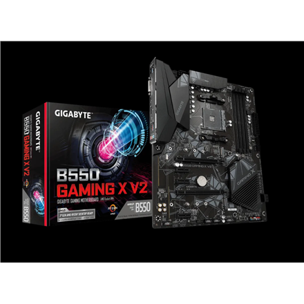 Pilt Gigabyte | B550 GAMING X V2 | Processor family AMD | Processor socket AM4 | DDR4 DIMM | Memory slots 4 | Chipset AMD B | ATX