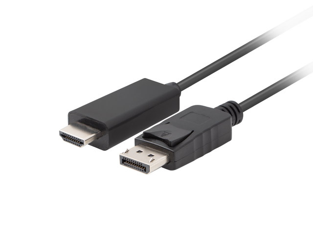 Pilt Lanberg | DisplayPort Male | HDMI Male | DisplayPort to HDMI Cable | DP to HDMI | 1.8 m