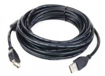 Pilt USB 2.0 extension cable A plug/A socket 15ft cable , Length: 4.5 m | Gembird