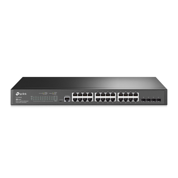 Pilt TP-LINK | JetStream L2 Switch | TL-SG3428 | Web Managed | Rackmountable | SFP ports quantity 4 | Power supply type Single