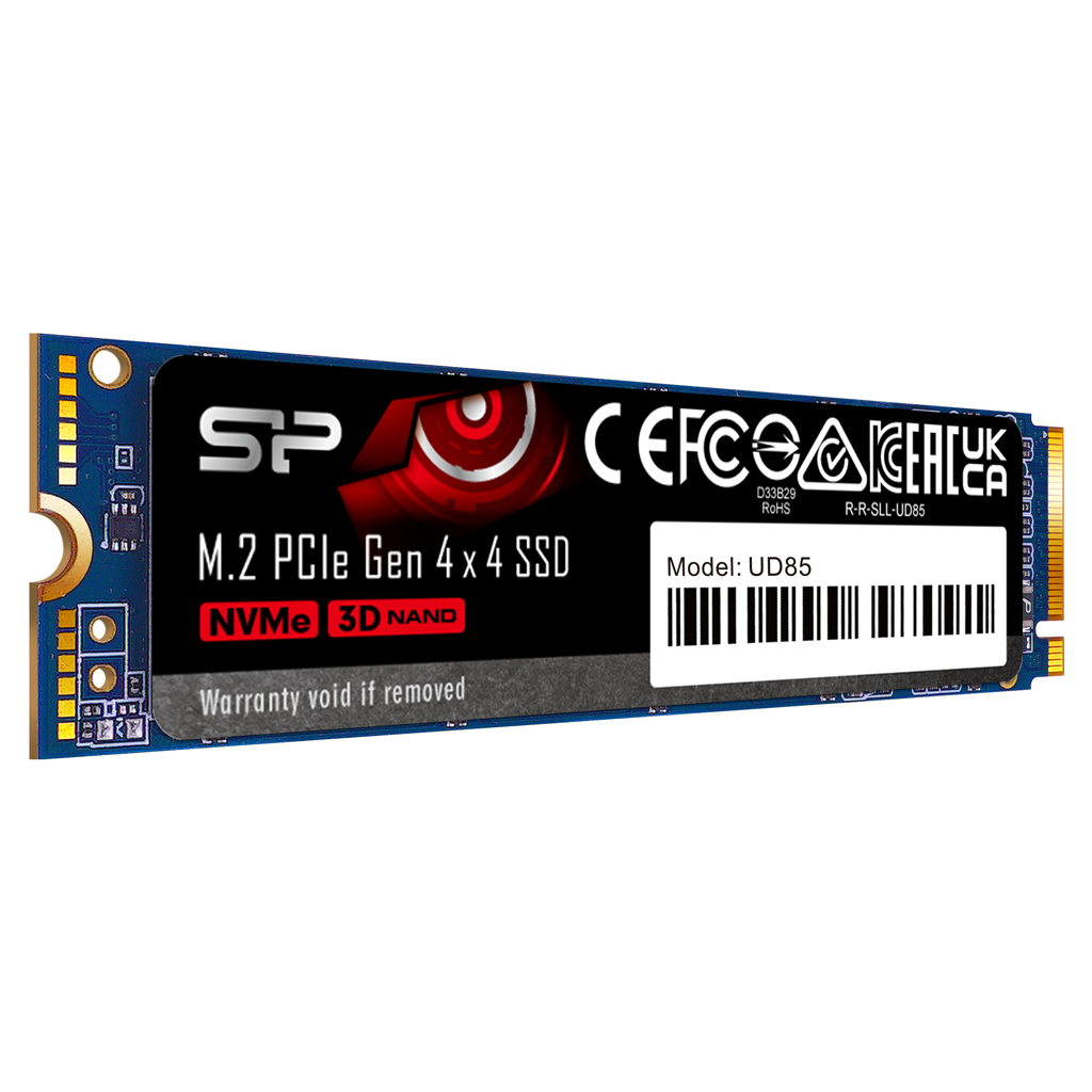 Pilt Silicon Power | SSD | UD85 | 2000 GB | SSD form factor M.2 2280 | SSD interface PCIe Gen4x4 | Read speed 3600 MB/s | Write speed 2800 MB/s