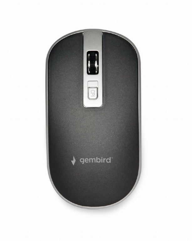 Pilt Gembird | Wireless Optical mouse | MUSW-4B-06-BG | Optical mouse | USB | Black