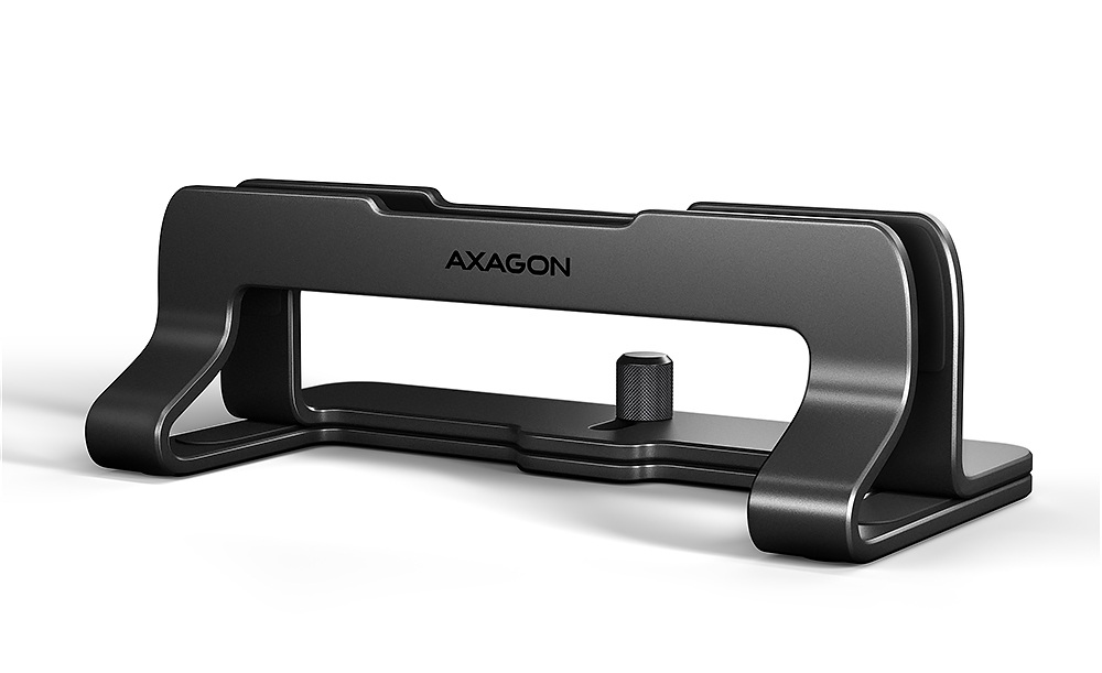 Pilt AXAGON STND-VB vertical stand for laptops and tablets | Adjustable width | 10-17.3 " | Black