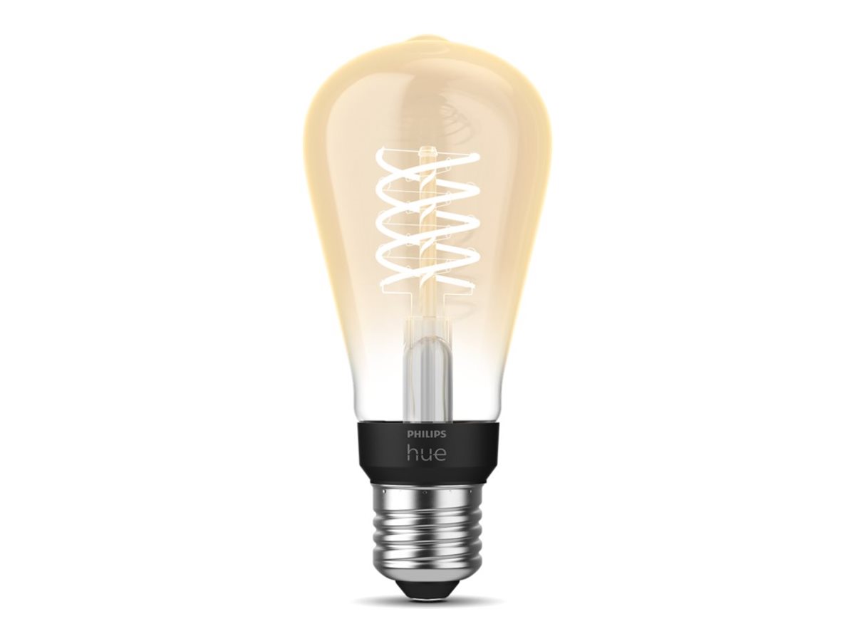 Pilt Hue W 7.2W Filament ST64 E27 | E27 | 7 W | Soft white 2100K | Bluetooth and Zigbee