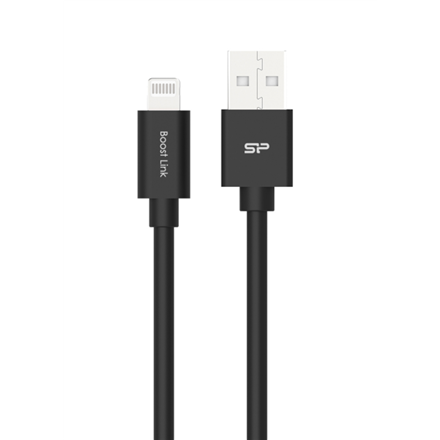 Pilt Silicon Power | USB Type-A to Lightning Cable | LK15 MFi | Apple | PVC | Black