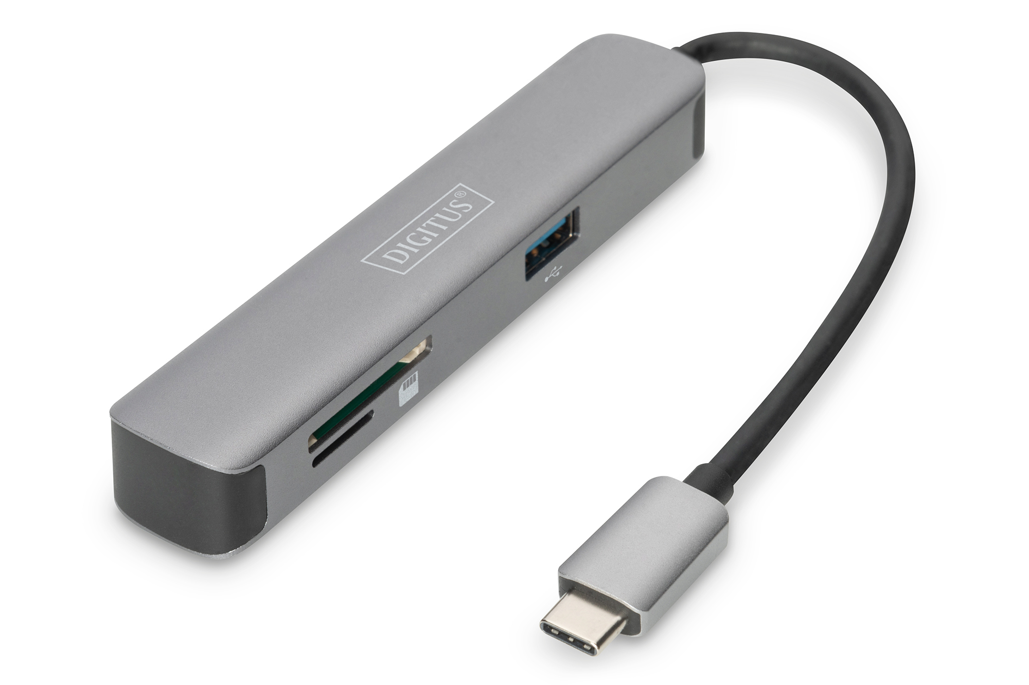 Pilt Digitus | USB-C Dock | DA-70891 | Dock | Ethernet LAN (RJ-45) ports | VGA (D-Sub) ports quantity | DisplayPorts quantity | USB 3.0 (3.1 Gen 1) Type-C ports quantity | USB 3.0 (3.1 Gen 1) ports quantity 2 | USB 2.0 ports quantity | HDMI ports quantity 1 | Warranty  month(s)