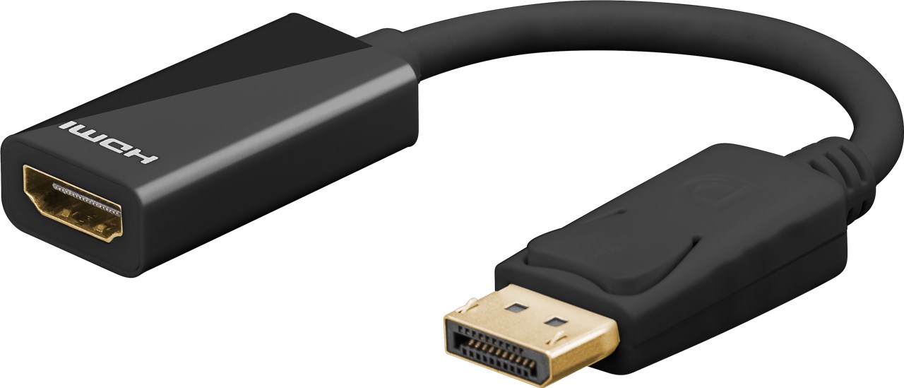 Pilt Goobay | DisplayPort Male | HDMI Female | DisplayPort/HDMI Adapter Cable | 67881 | 0.1 m