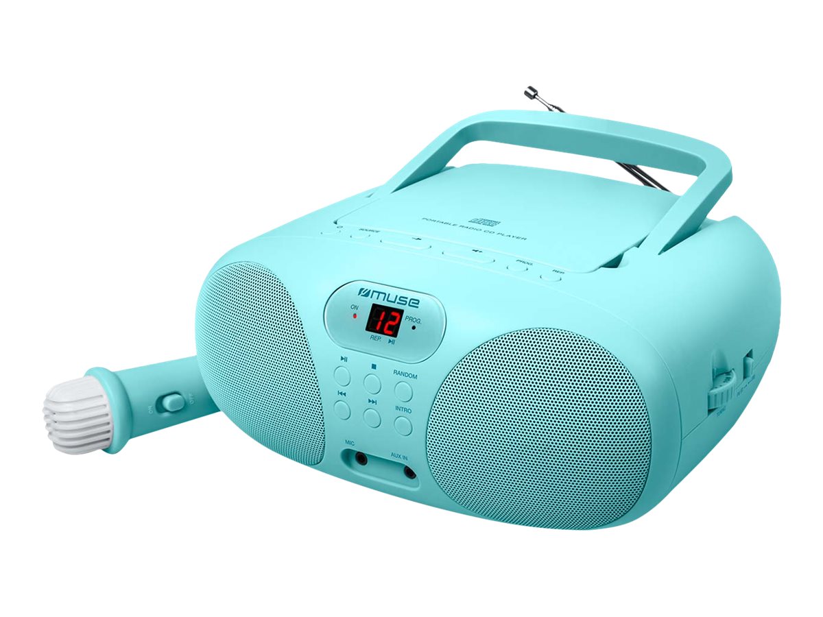 Pilt Muse | MD-203 KB | Portable Sing-A-Long Radio CD Player | AUX in | CD player | FM radio