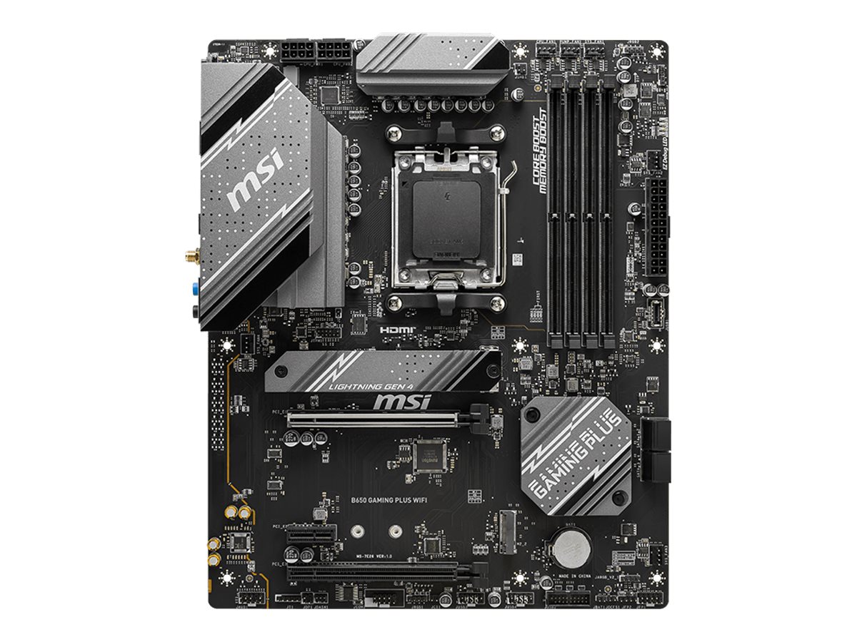 Pilt MSI | B650 GAMING PLUS WIFI | Processor family AMD | Processor socket AM5 | DDR5 | Number of SATA connectors 4