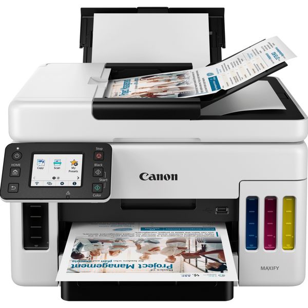 Pilt Canon MAXIFY GX6050 | Inkjet | Colour | Colour Inkjet Multifunction Printer | A4 | Wi-Fi | Grey/Black