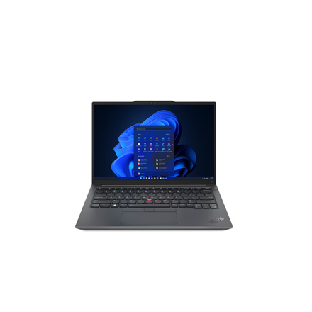 Pilt Lenovo | ThinkPad E14 (Gen 5) | Graphite Black | 14 " | IPS | WUXGA | 1920 x 1200 pixels | Anti-glare | AMD Ryzen 5 | 7530U | 16 GB | DDR4-3200 | AMD Radeon Graphics | Windows 11 Pro | 802.11ax | Bluetooth version 5.1 | Keyboard language Nordic | Keyboard backlit | Warranty 24 month(s)