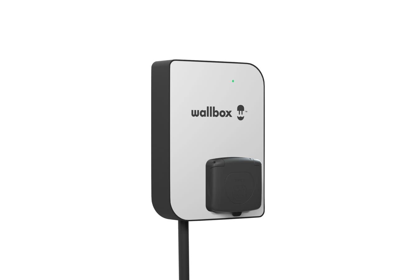 Pilt Wallbox | Copper SB Electric Vehicle Charger, Type 2 Socket | 22 kW | Wi-Fi, Ethernet, Bluetooth | Grey