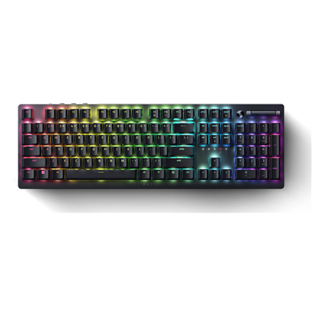 Pilt Razer | Gaming Keyboard | Deathstalker V2 Pro | Gaming Keyboard | RGB LED light | US | Wireless | Black | Bluetooth | Optical Switch | Wireless connection