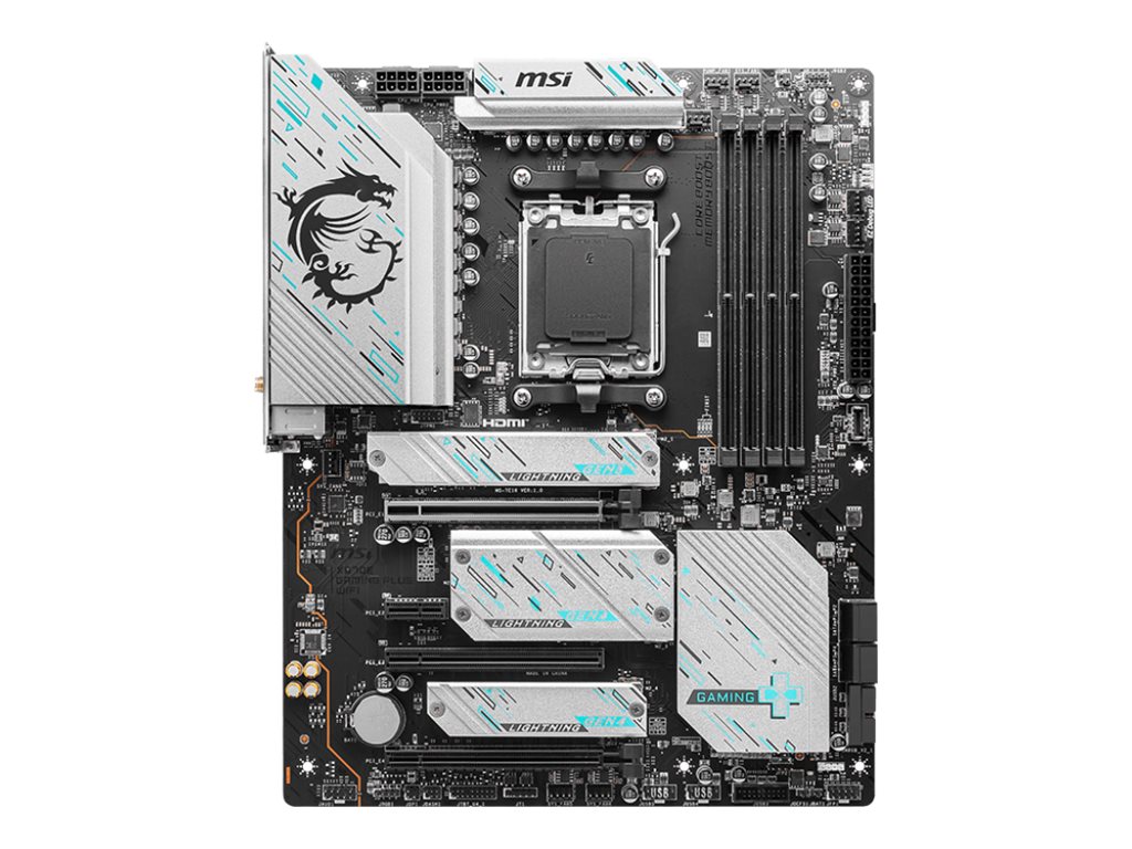 Pilt MSI | X670E GAMING PLUS WIFI | Processor family AMD | Processor socket AM5 | DDR5 | Supported hard disk drive interfaces SATA, M.2 | Number of SATA connectors 4