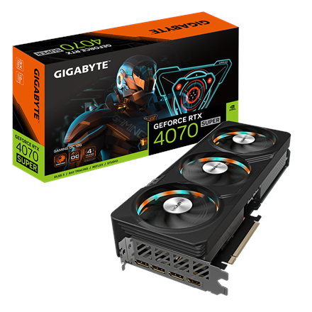 Pilt Gigabyte | GeForce RTX 4070 SUPER GAMING OC 12G | NVIDIA | 12 GB | GeForce RTX 4070 SUPER | GDDR6X | HDMI ports quantity 1 | PCI-E 4.0 | Memory clock speed 2565 MHz