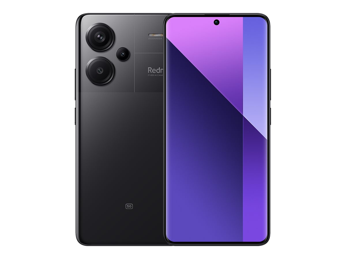 Pilt Xiaomi | Redmi | Note 13 Pro+ | Midnight Black | 6.67 " | AMOLED | 1220 x 2712 pixels | Mediatek | Dimensity 7200 Ultra | Internal RAM 12 GB | 512 GB | Dual SIM | Nano-SIM | 5G | Main camera 200+8+2 MP | Secondary camera 16 MP | Android | 13 | 5000 mAh