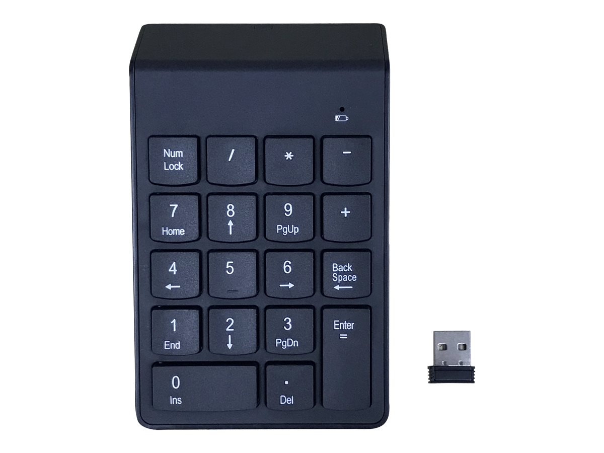 Pilt Gembird | Numeric keypad | KPD-W-02 | Numeric keypad | Wireless | N/A | Black